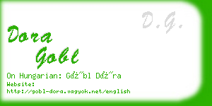 dora gobl business card